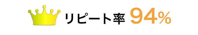 リピート率94％